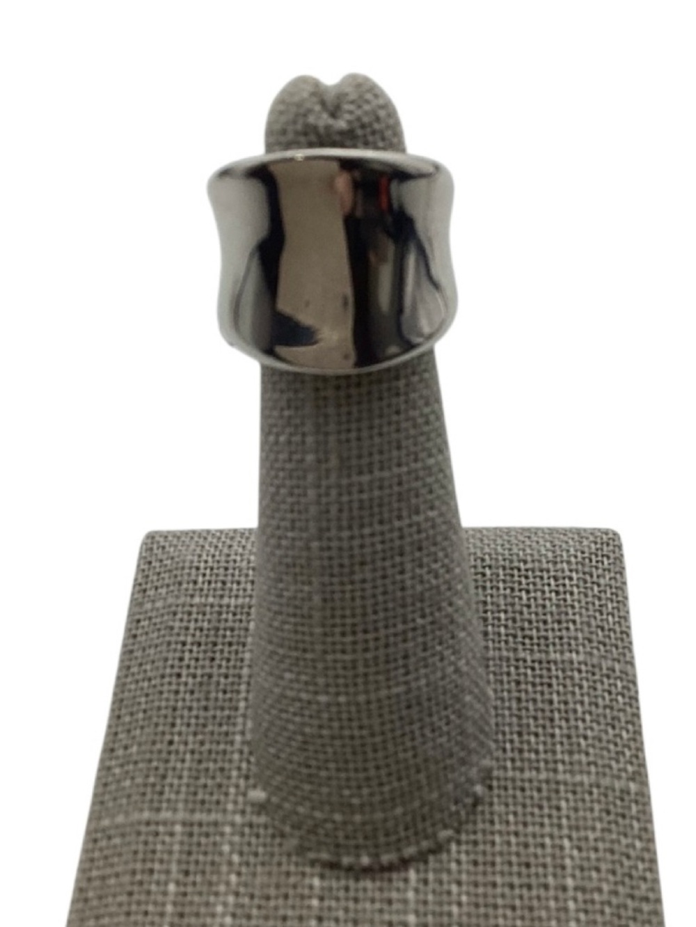 Stainless Steel Cigar Band Ring (NWT) (Size: 5 1/2) - Picture 9 of 11
